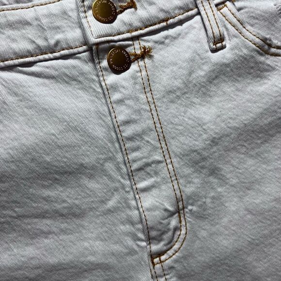 Universal threads vintage midi Jean shorts white size 12/31 - Picture 7 of 16